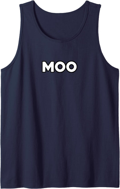 Moo Talking Cow Moo Funny Cow Goes Moo Tank Top