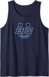 Buffalo Island, Monette, AR 72447 Buffalo Island Central High School Mustangs Softball Tank Top - Navy Blue