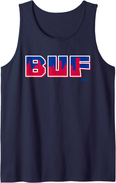 Cow Designs Buf Buffalo Stampede Tank Top
