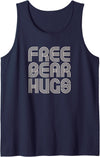 Funny Free Bear Hugs Merch Free Bear Hugs Tank Top - Navy Blue