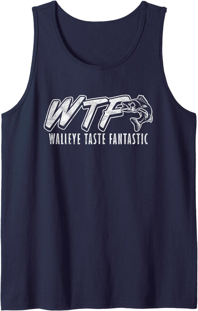 Walleye Fishing WTF Walleye Taste Fantastic Tank Top