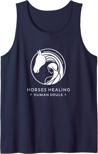 Skinny Malinky Empowering Through Equine Therapy:Horses Healing Human Souls Tank Top