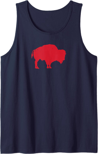 Cow I Heart New York Buffalo 716 Vintage Tank Top