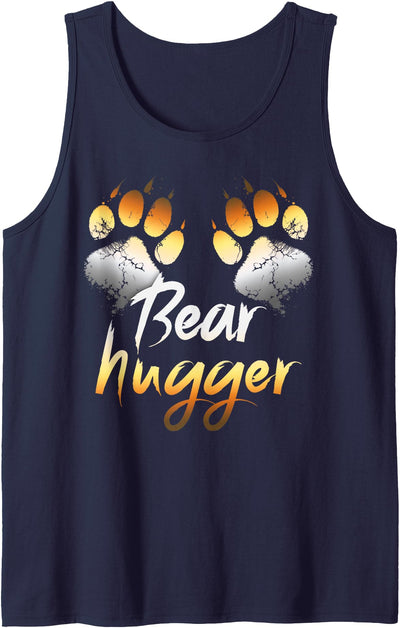 Mens Bear Paws, Bear Flag, Gay Bear Pride, Bear Community Tank Top