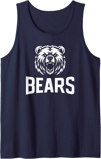 Bears Mascot 2 for Players and Fans Tank Top