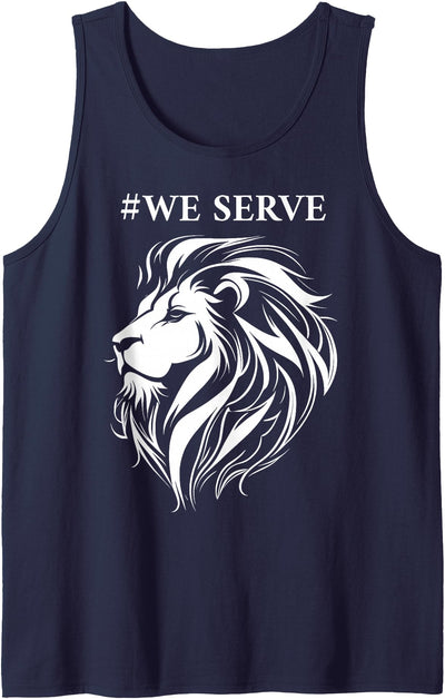 Lions club international We Serve Lions Tank Top