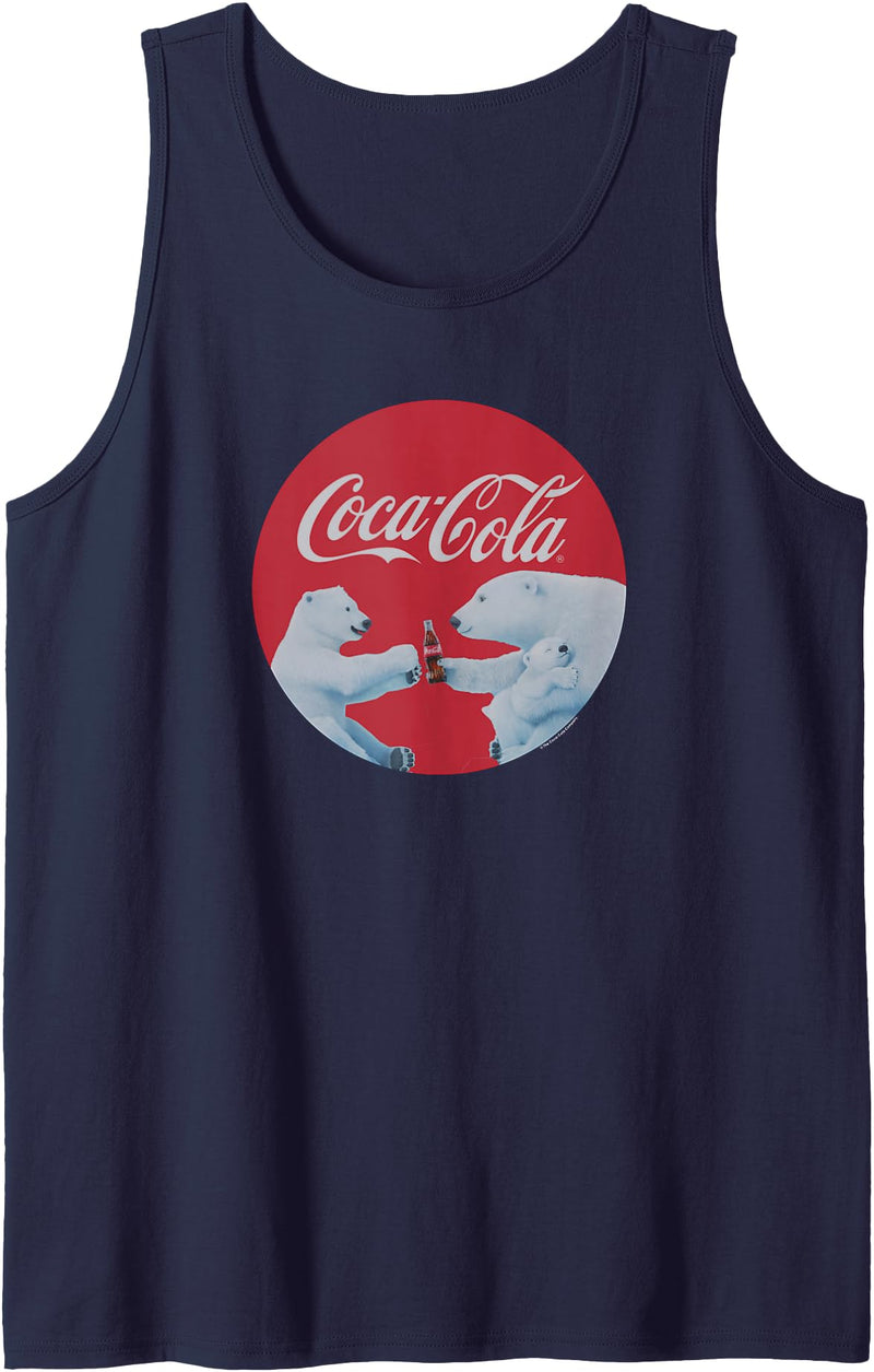 Coca-Cola Company Coca-Cola - Polar Bears Tank Top - Navy Blue