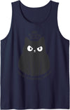 Funny Cat Lover Tops Cat Lover Black Cat No Touching Tank Top - Navy Blue