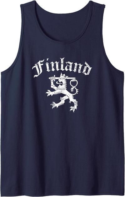 Finland Lion Symbol Finnish Pride Tank Top