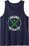 Pound Fitness clothing and designs Pound Instructor - Pound Fitness Tank Top - Navy Blue