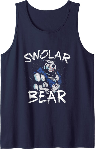Training Polar Ice Bekleidung Nice polar bear fitness bodybuilder gun gifts - Swolar bear Tank Top