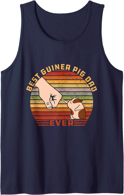 Funny Guinea Pig Father Tank Top