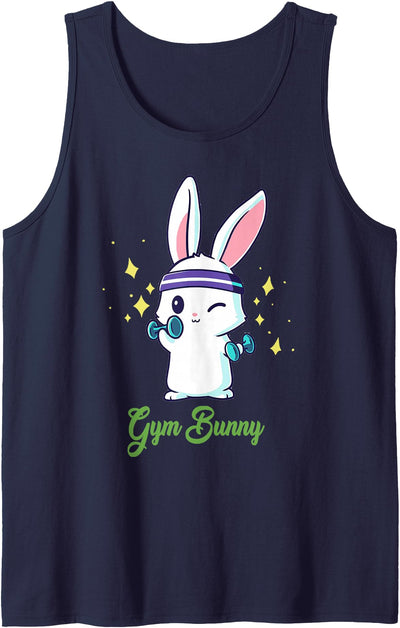 Gym Bunny Chibi Rabbit Workout Tank Top