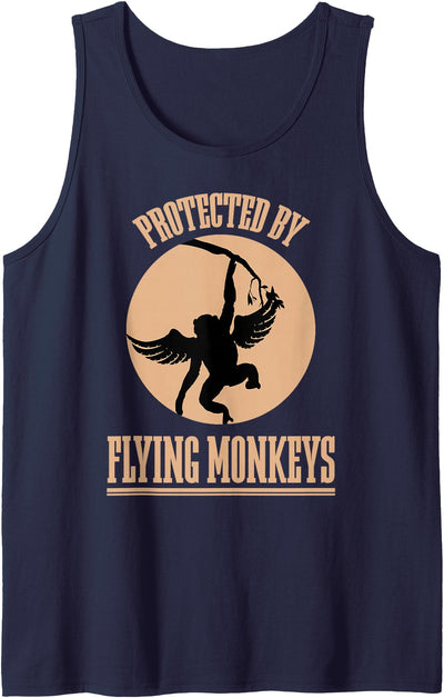Flying Monkeys and Witch Costume Shirt Shop Protected Wizard of OZ Wicked Witch Get My Flying Monkeys Tank Top