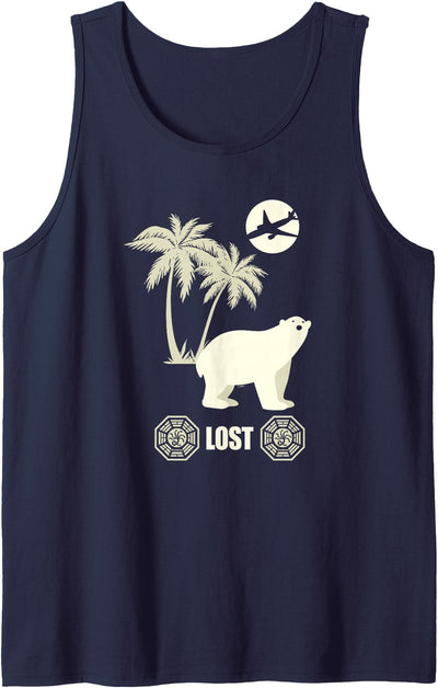 Lost Polar Bear, Island, and Plane Tank Top