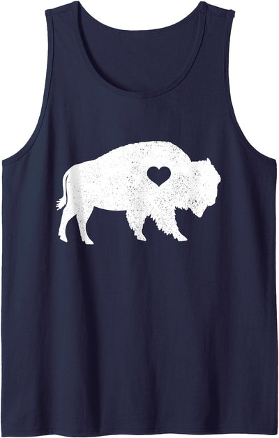 We Love Bison Vintage Bison Lover American Buffalo National Tank Top