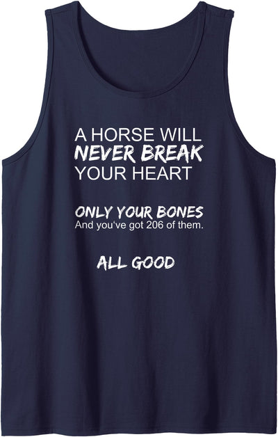Horse Riding Gifts & Accessories Funny Horse Tank Top