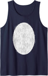 Halloween Panda Bear Belly Costume Halloween Panda Bear Belly Hair Costume Tank Top - Navy Blue