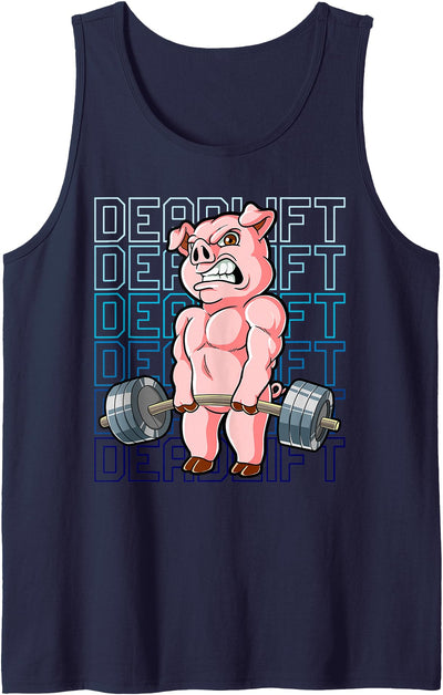 Pig Gym Weight Training Deadlift Tank Top