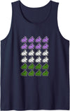 Flag Colors Rabbit Tank Top in Navy Blue