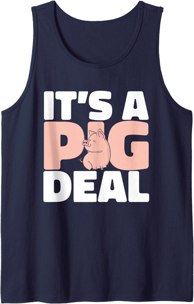 Funny Pig Lover Graphic for Women Men Kids Pig Tank Top