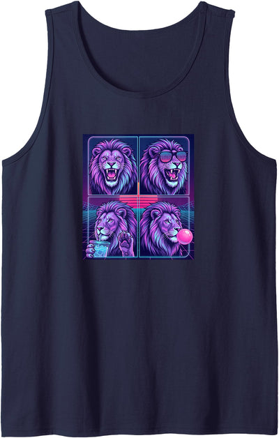 Lions Funny Lion Tank Top