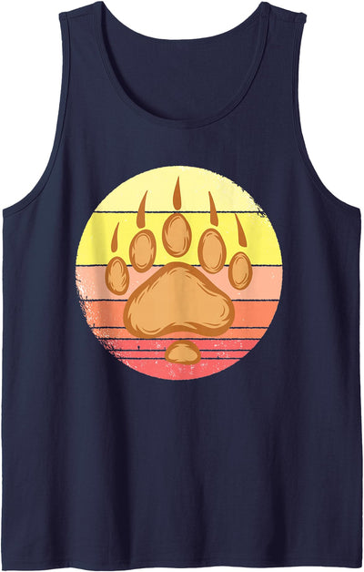 Bearpaw National Park bearpaws Papa Bear Paw Wildlife Tank Top