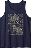 Buy and Hold Designs Capitalism Stock Investor Shareholder Stock Market Bull vs Bear Stock Trader Tank Top - Navy Blue