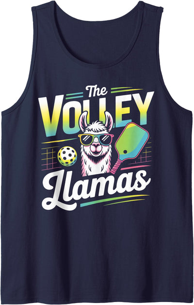 CharlIan Minds - LlamaLovers The Volley Llamas Pickleball Funny Llama Tank Top