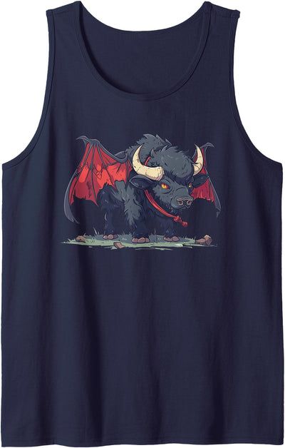 Cow Bison Halloween Bison Buffalo Tank Top