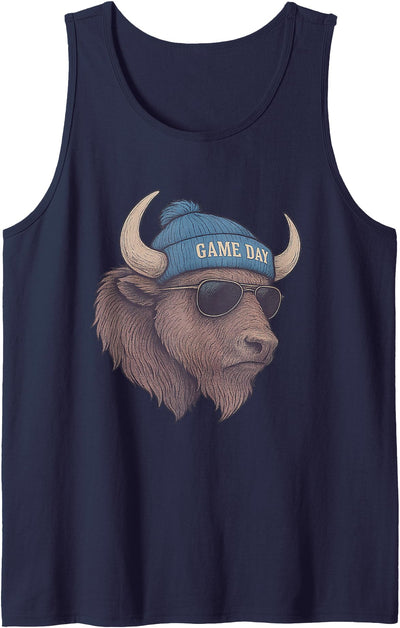 Cow Game Day Buffalo Cold Vintage Tank Top