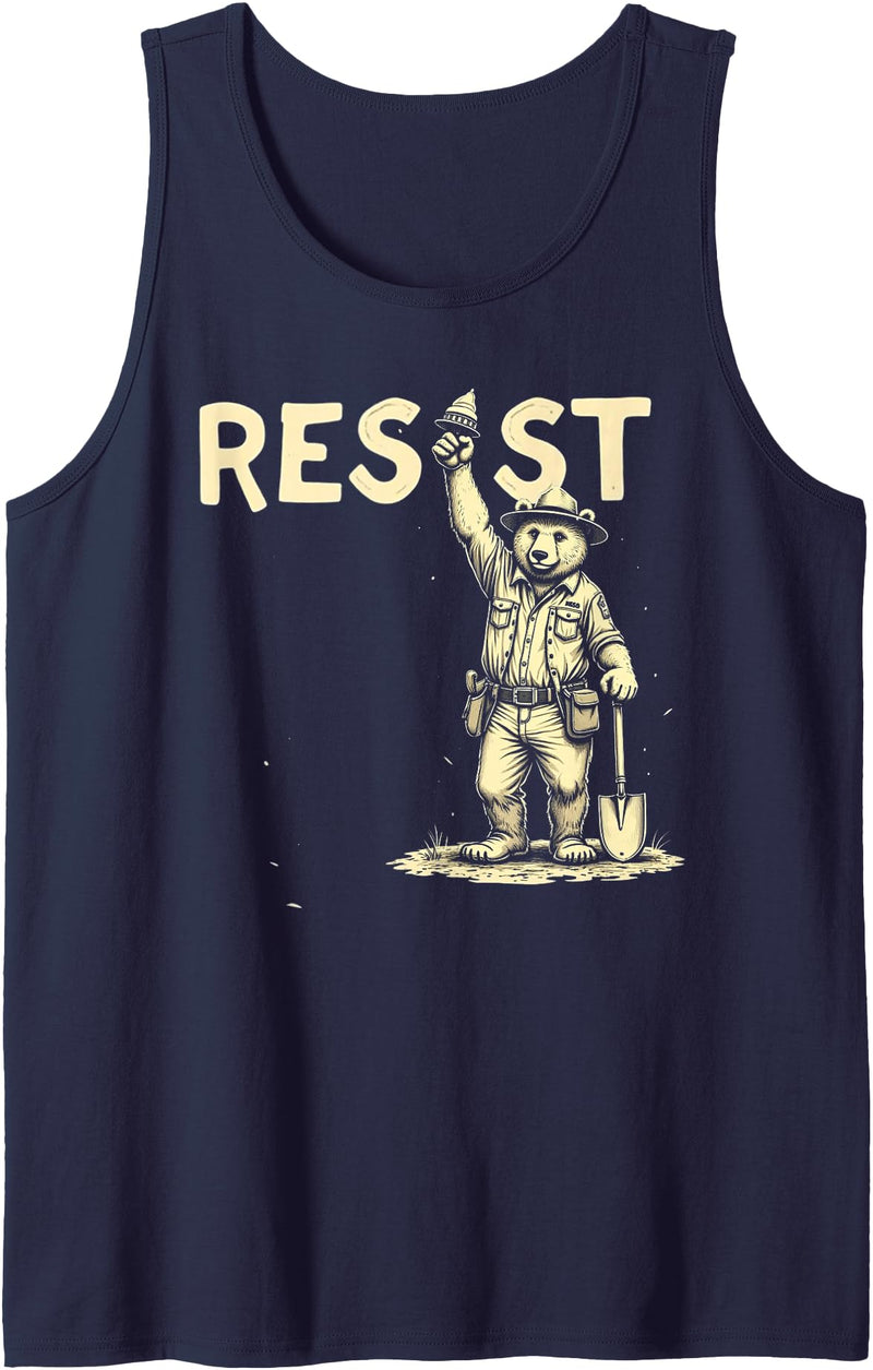 Bear Resist Tank Top - Navy Blue