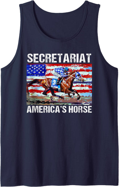Secretariat America's horse Tee Secretariat America's Horse Tank Top