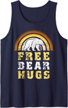 Bear Gay Pride by Content Design Studio Mens Bear Community, Free Bear Hugs, Bear Flag, Gay Bear Pride Tank Top - Navy Blue