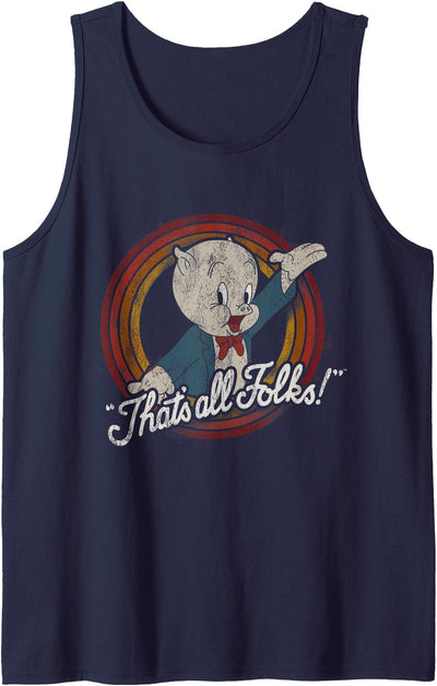 Porky Pig That's All Folks Classic Tank Top