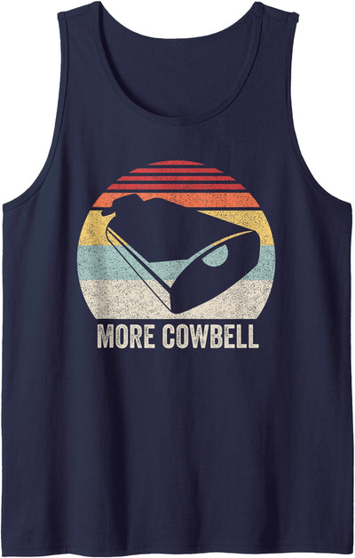 Cow Funny Drummer Gift Vintage Tank Top