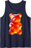 Urban Empyre Orange Gummy Bear Tank Top - Navy Blue