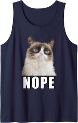 Grumpy Cat NOPE (6402) Tank Top