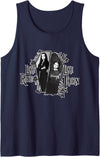 The Addams Family TV Series – Mothers Day Morticia Wednesday Tank Top - Navy Blue
