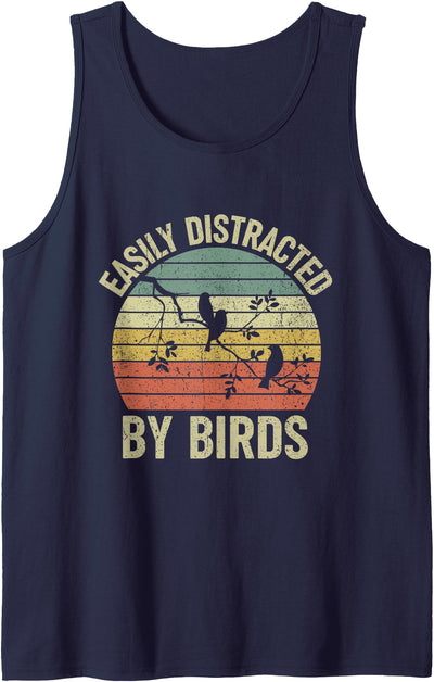 Easily Distracted by Birds Tank Top