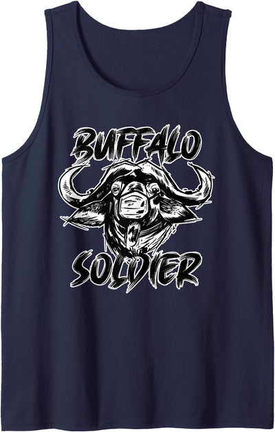 Cow Beauty of the Jungle Buffalo Soldier Buffalo Tank Top