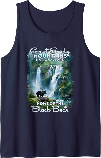 Great Smoky Mountains National Park Home Of The Black Bear Tank Top
