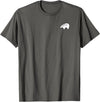 P&L Originals Zuni Bear pocket-style tee shirt emblem T-Shirt - Asphalt Grey