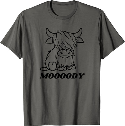 Funny Highland Cow T-Shirt - Humorous Farm Lover Tee