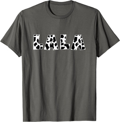 Cow Print Animal Pattern Farmer Farm Grandma Funny T-Shirt