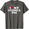 I love my guinea pig T-Shirt - Asphalt Grey