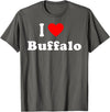 I Love Buffalo City NY Hometown Matching Classic T-Shirt - Asphalt Grey
