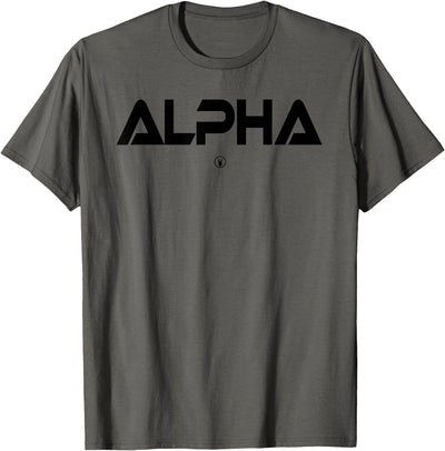 Alpha Bold Text Rabbit Icon T-Shirt