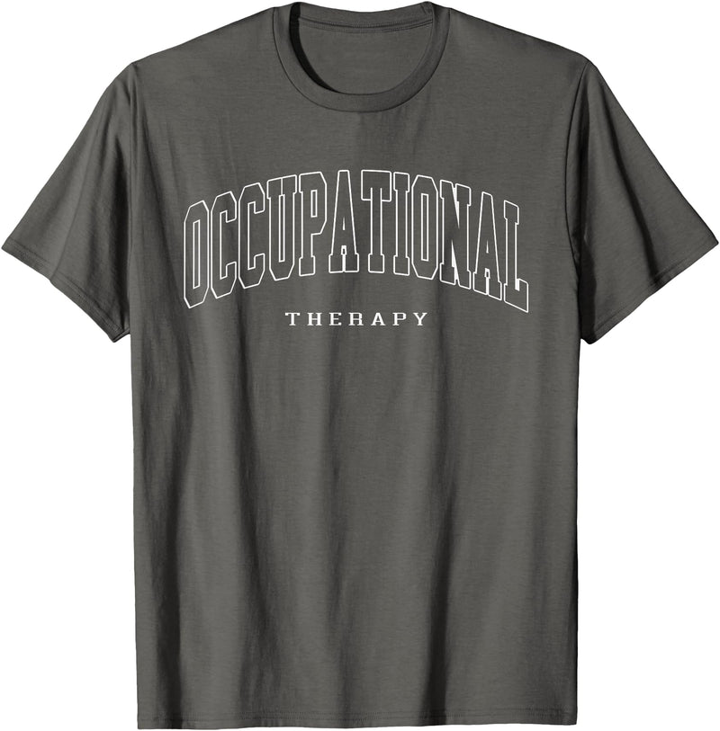 Vintage Pediatric Occupational Therapist Apparel Pediatric Occupational Therapy Occupational Therapist OT T-Shirt - Asphalt
