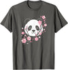 Panda Lover Washington DC Souvenirs Cherry Blossom Panda Cute Minimalist Giant Panda Bear T-Shirt - Asphalt Grey